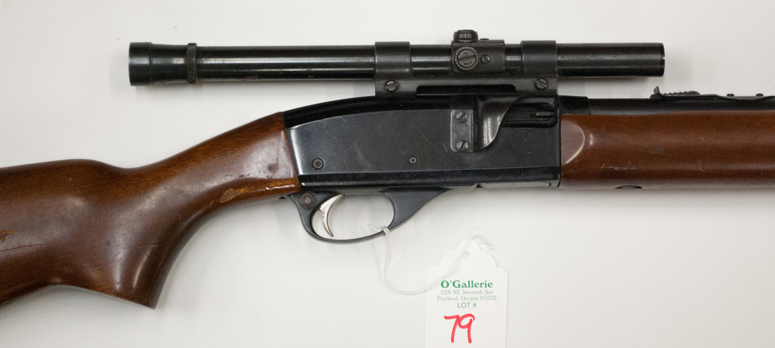 Appraisal: REMINGTON MODEL SEMI AUTOMATIC RIFLE s l or lr caliber