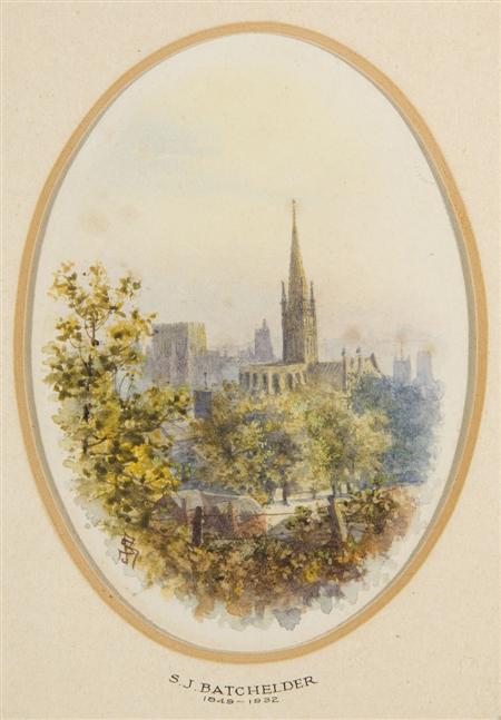 Appraisal: STEPHEN JOHN BATCHELDER - A VIEW OF NORWICH WITH THE