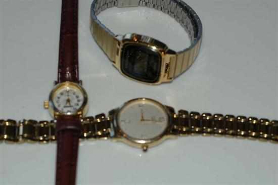 Appraisal: A BAG OF FOUR WRISTWATCHES INCLUDING SEIKO PART NUMBERS -