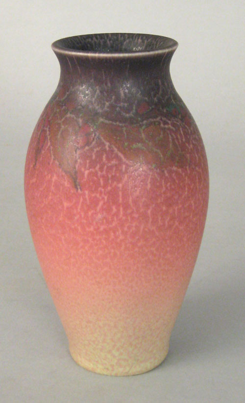 Appraisal: Rookwood pottery vase with berry vine decoration h