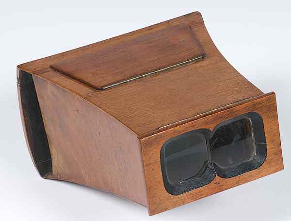 Appraisal: Stereo Viewer Brewster Stereoscopic Viewer An early Brewster-style stereoscopic viewer