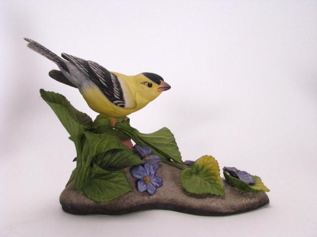 Appraisal: Boehm Porcelain bird figure American Goldfinch - inches high