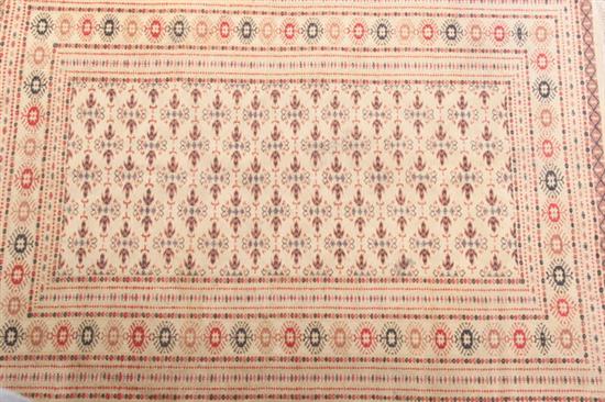 Appraisal: GOLDEN BOKHARA RUG - ft in x ft in PROVENANCE