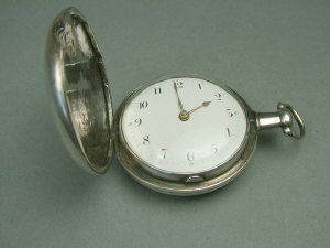 Appraisal: A silver cased key wind pocket watch by 'Peter Stewart-BATH'