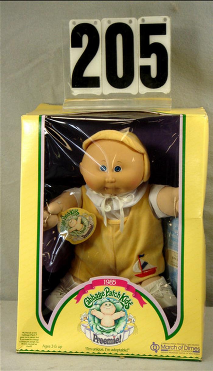 Appraisal: Cabbage Patch Kids Preemie Doll mint in original box box