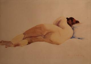 Appraisal: Clarence H Carter Watercolor on paper Signed and dated '