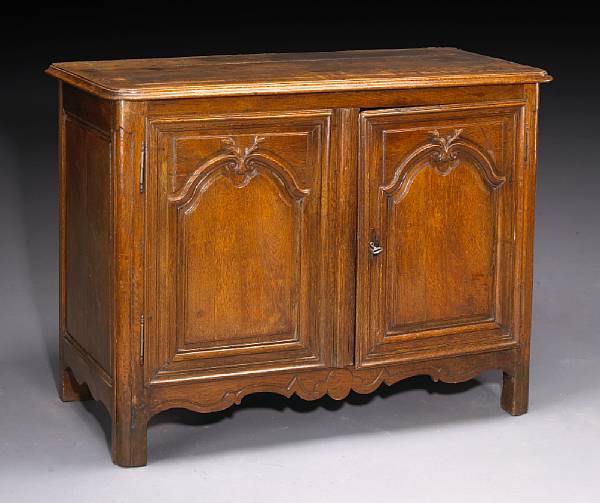 Appraisal: A Louis XV oak buffet second half th century height