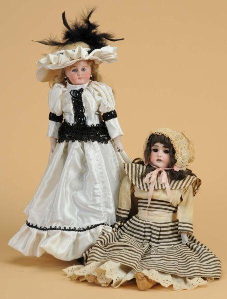 Appraisal: Lot Two Shoulder Head German Dolls Germany ca lot includes