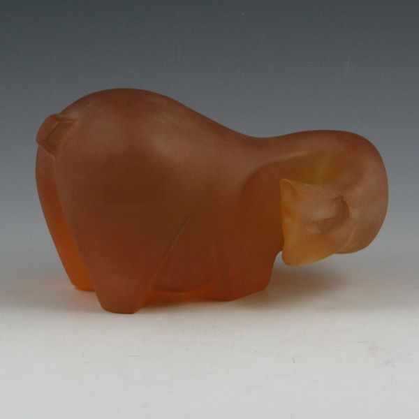 Appraisal: Sascha B Brastoff amber resin bear Signed Sascha B Mint