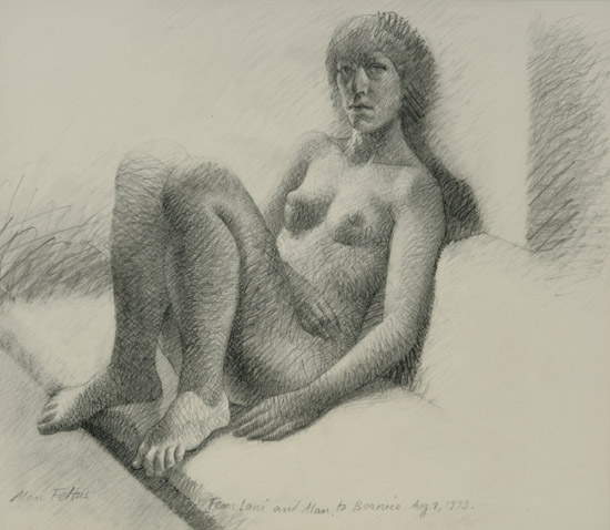 Appraisal: Alan Evan Feltus American b Study of a Seated Female