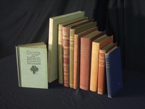 Appraisal: OLD VINTAGE SPORTING BOOKS - LOT OF BOOKS ON DOGS