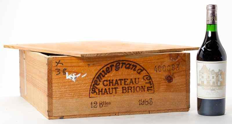 Appraisal: Chateau Haut BrionGraves bottlesowcAcquired from temperature-controlled storage of an avid