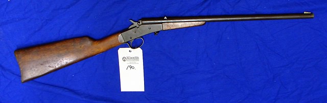 Appraisal: J Stevens Little Scout rolling block boy's rifle Cal bbl