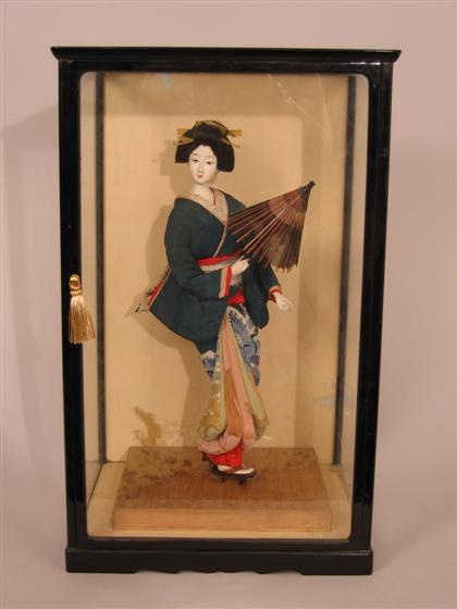 Appraisal: Japanese female doll in kimono Doll only H in