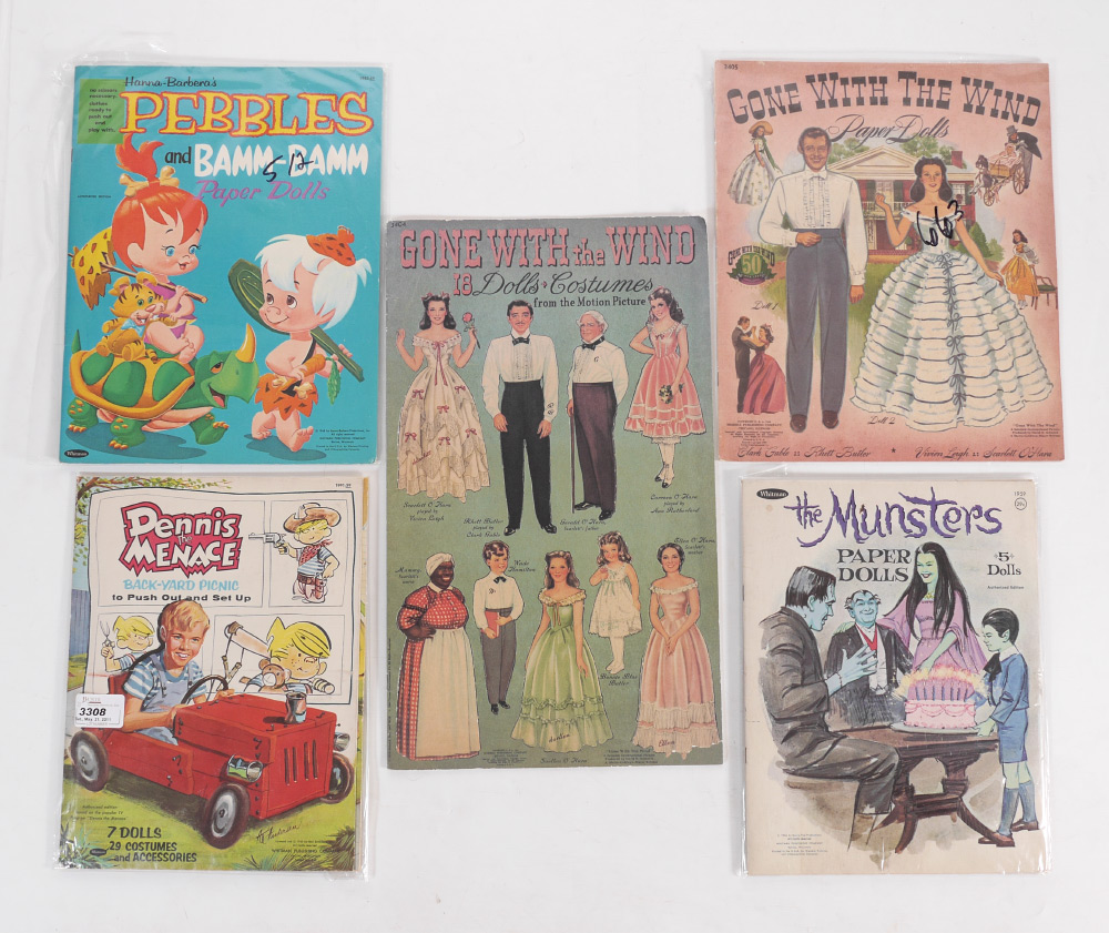 Appraisal: COLLECTION OF VINTAGE TV MOVIE THEME PAPER DOLL BOOKS Approx