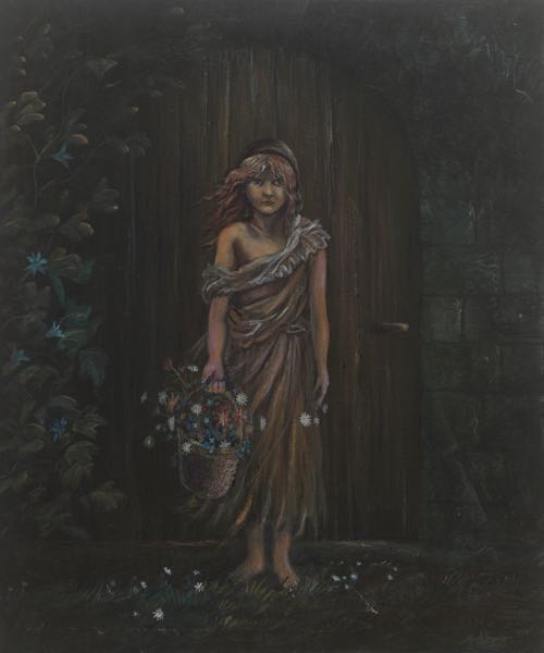 Appraisal: MARK D SPORE AMERICAN - x Cosette Oil on canvas