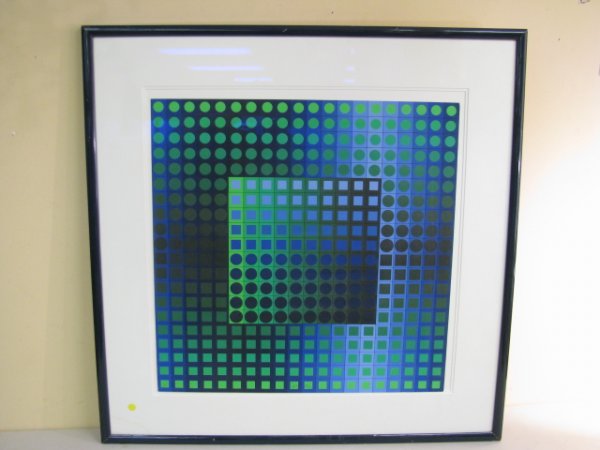 Appraisal: Victor Vasarely - French Hungarian artist th century master father