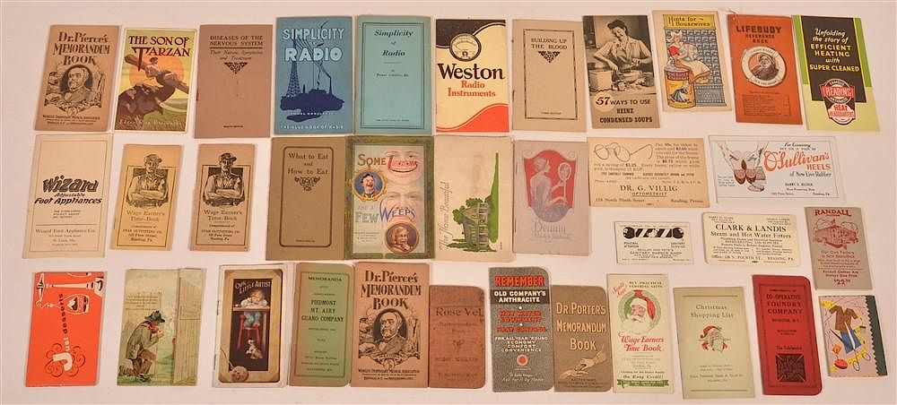 Appraisal: Lot of Vintage Advertising Pamphlets Lot of Vintage Advertising and