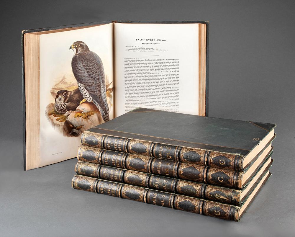 Appraisal: John Gould British - The Birds of Great Britain vols