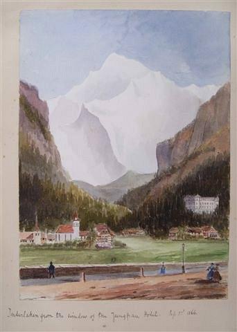 Appraisal: HENRY STRATTON BUSH British th Century 'Interlaken from the window