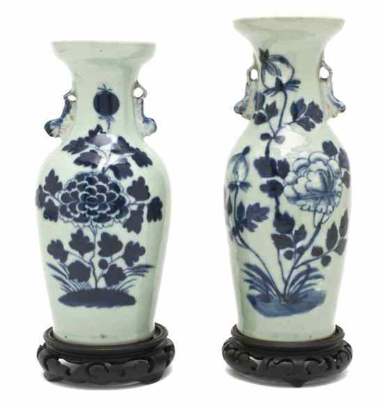 Appraisal: A Group of Two Chinese Porcelain Baluster Vases of baluster