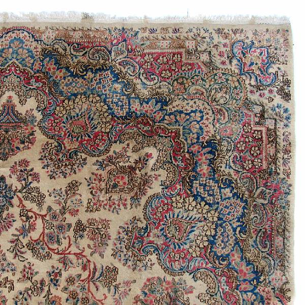 Appraisal: A Kerman carpet size approximately ft in x ft in