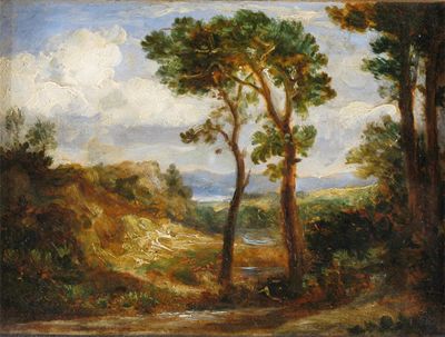 Appraisal: Attributed to the Rev John Thomson of Duddingston Highland landscape