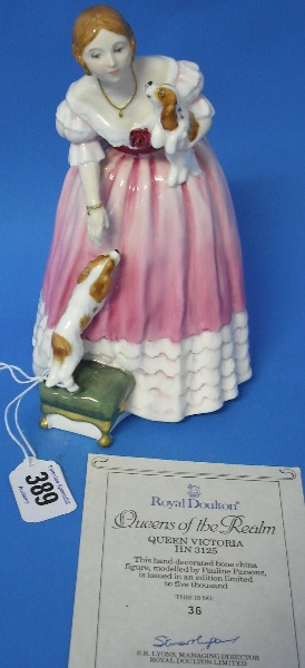 Appraisal: Royal Doulton Figure Quuen Victoria HN limited edition with certificate