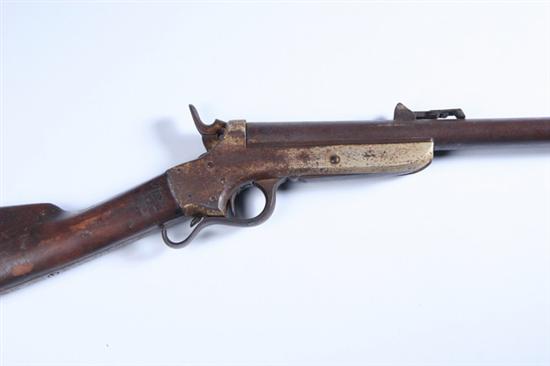 Appraisal: ANTIQUE SINGLE SHOT BLACK POWDER RIFLE Circa Lever action