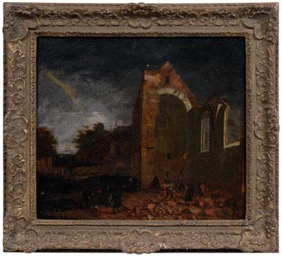 Appraisal: Painting manner of J A Berckheyde quot A view of