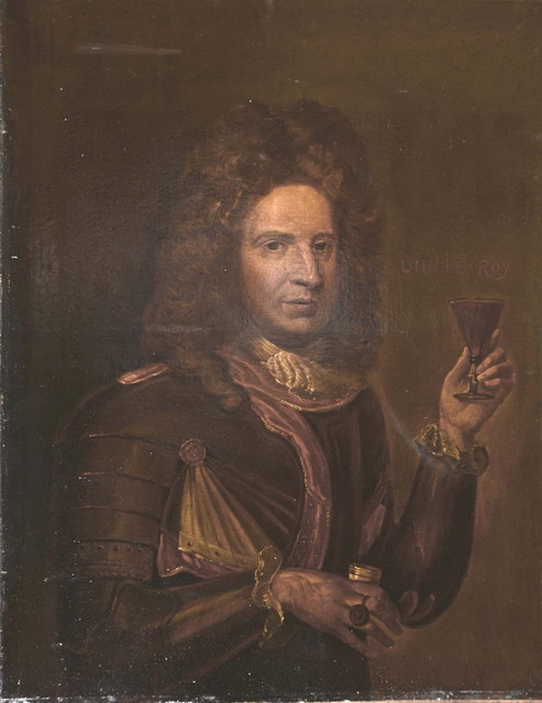 Appraisal: TH CENTURY ENGLISH STYLEPortrait of a Carolean gentleman wearing wig