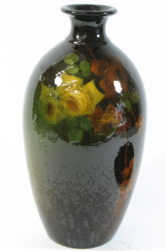 Appraisal: LOUWELSA WELLER ART POTTERY VASE in ht The tall glazed