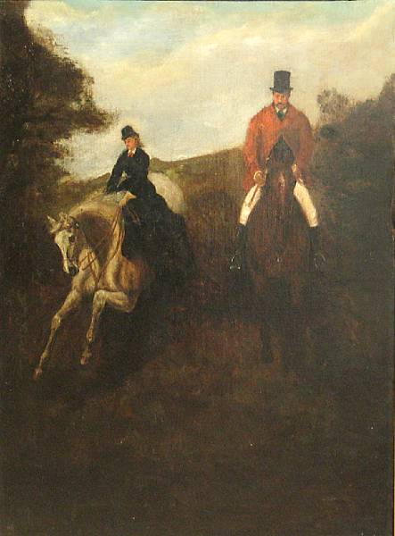 Appraisal: E S Payne British th Century Out for a ride