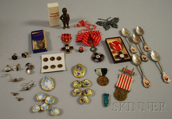 Appraisal: Group of Assorted Jewelry Items including several pairs of cuff