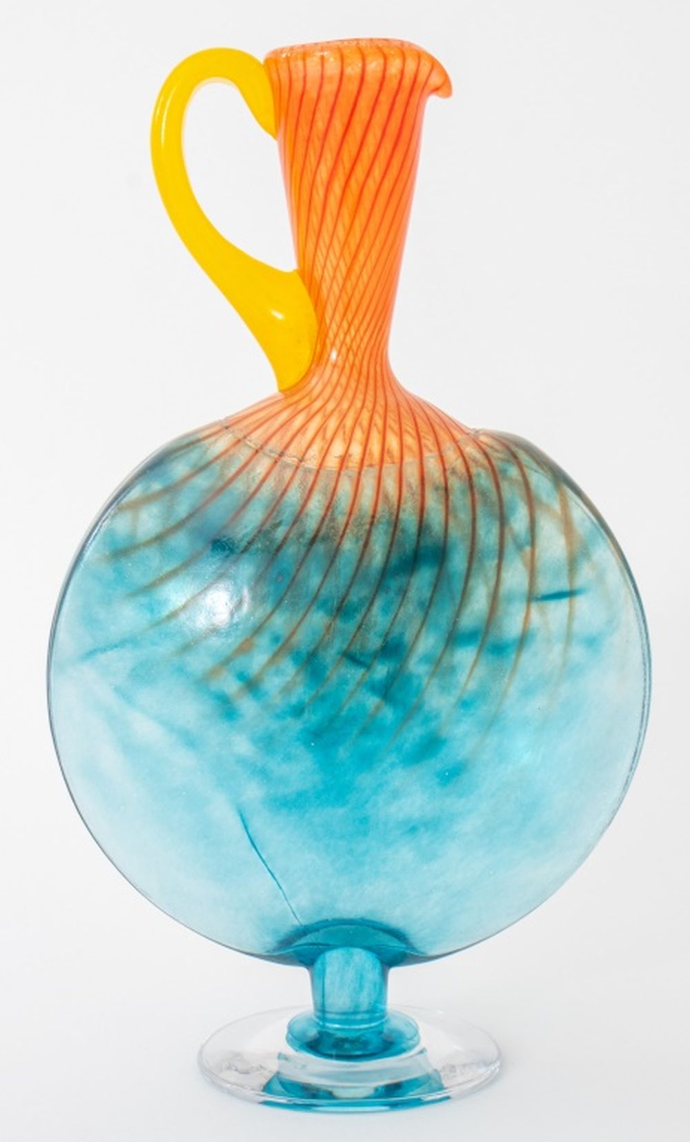 Appraisal: KJELL ENGMAN FOR KOSTA BODA ART GLASS CARAFE Kjell Engman