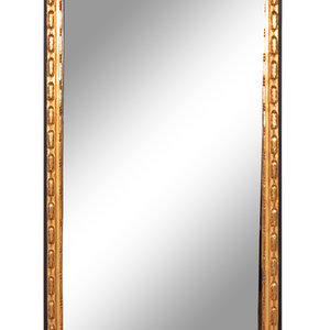 Appraisal: A Continental Giltwood Mirror th Century Height x width inches