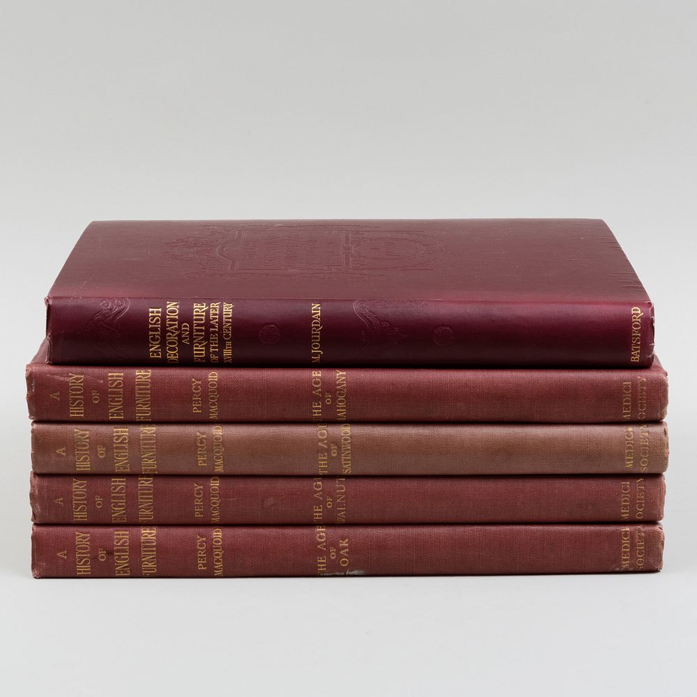 Appraisal: Percy Macquoid A History of English Furniture Four Volumes Four