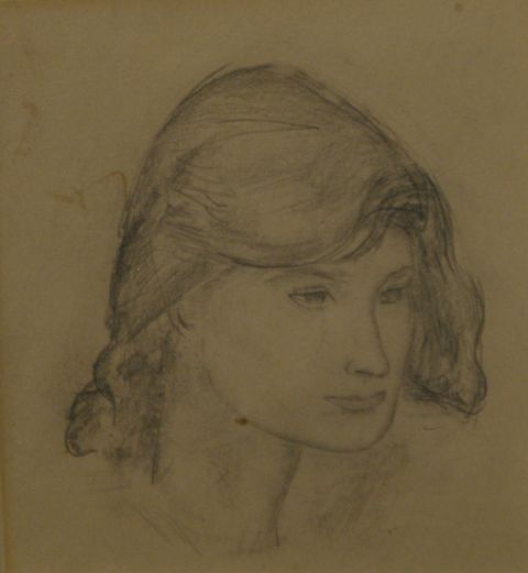 Appraisal: John Brack - Ruth pencil dated and inscribed 'Ruth drawing