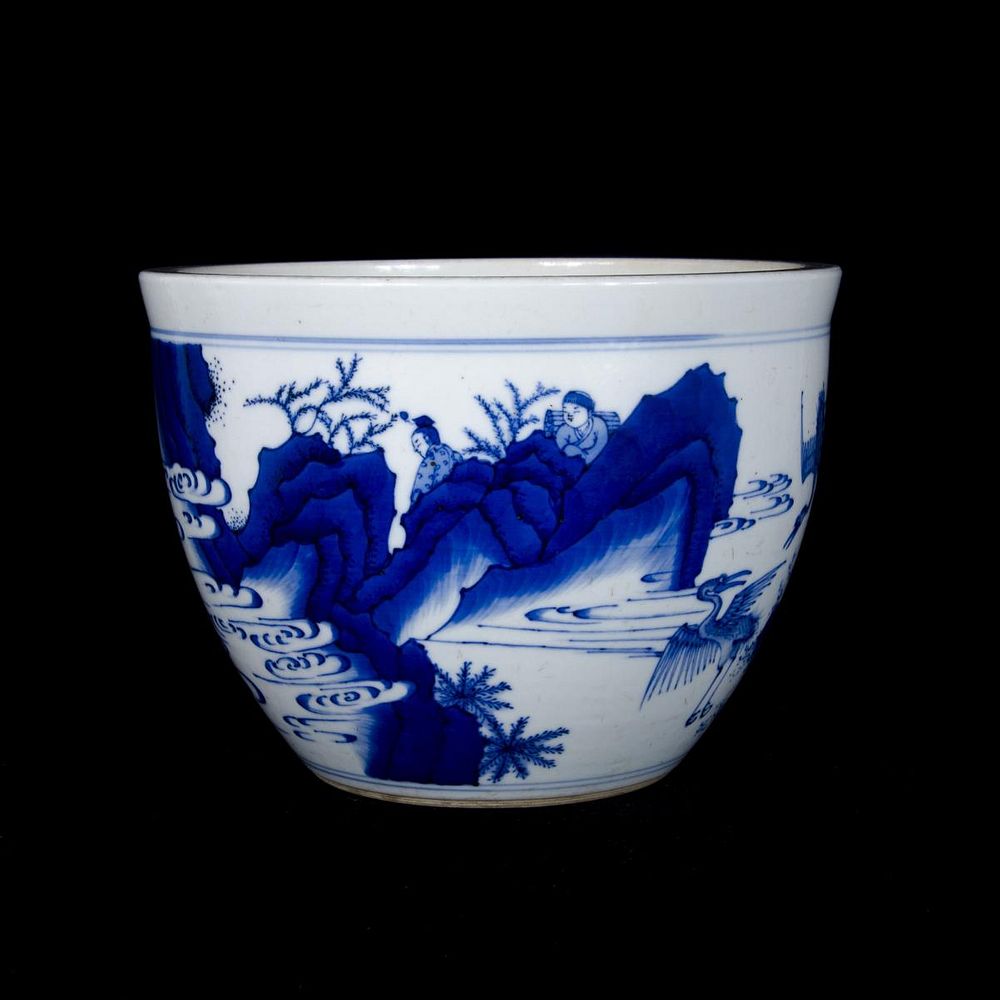 Appraisal: CHINESE PORCELAIN BLUE WHITE BOWL CHINESE PORCELAIN BLUE WHITE BOWL