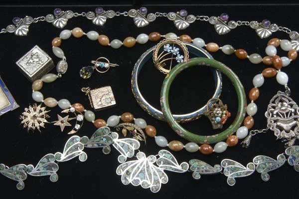 Appraisal: JEWLERY COLLECTION Spanning sixty years including silver by Godspeed Taxco