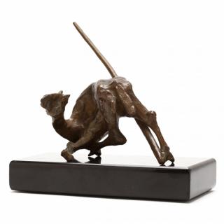 Appraisal: Jack Zajac CA OH b Small Bound Goat bronze with