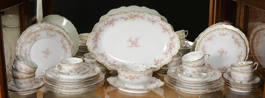 Appraisal: FRENCH LIMOGES FINA CHINA SERVICE Bawo Dotter early 's Approx