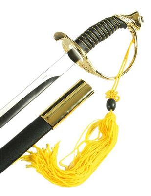 Appraisal: An Officer's dress sword the steel blade by Renno with