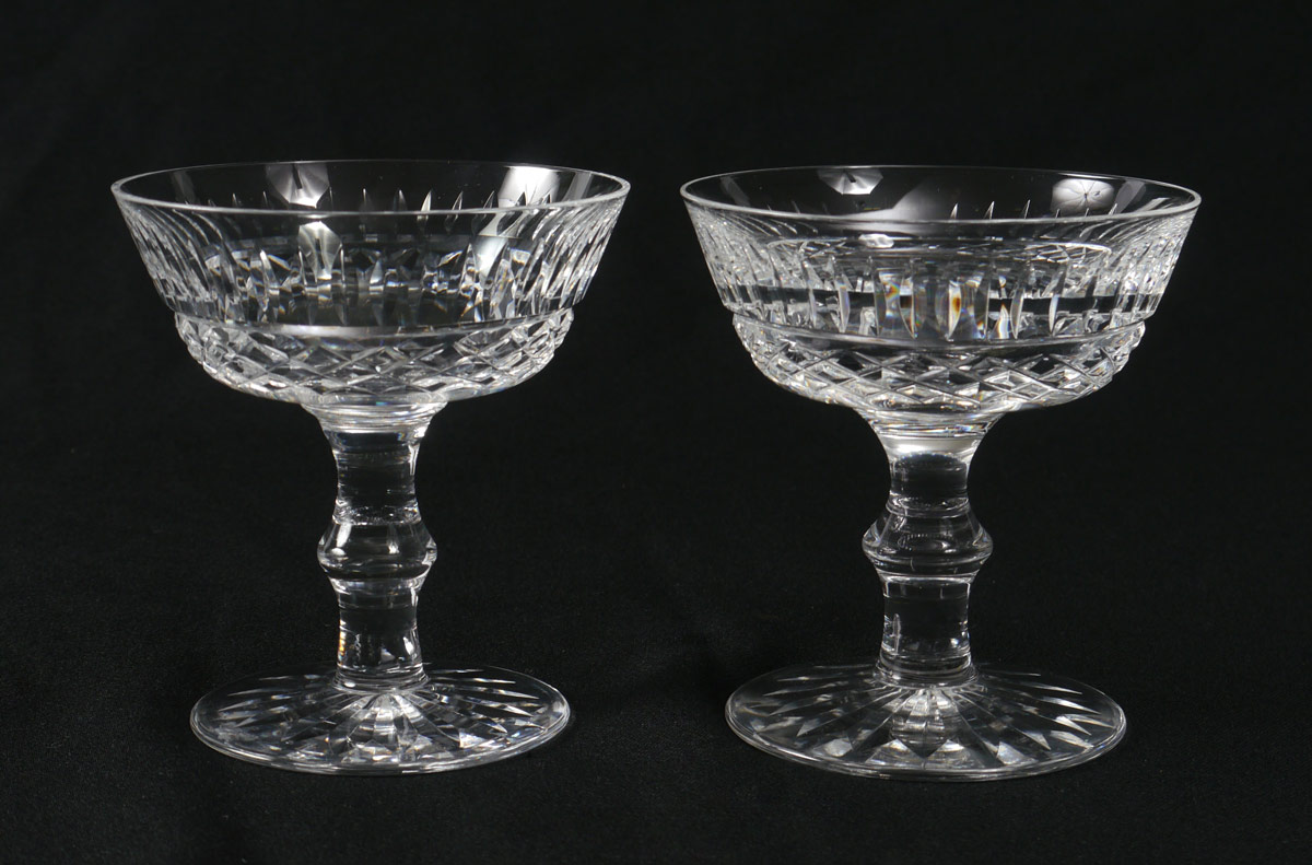 Appraisal: WATERFORD CRYSTAL TRAMORE SHERBETS sherbets in the Tramore pattern ''