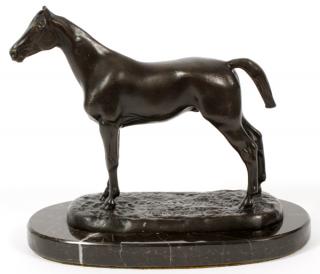 Appraisal: AFTER ISADORE BONHEUR BRONZE HORSE AFTER ISADORE BONHEUR BRONZE HORSE