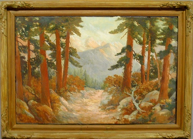 Appraisal: - Bryant Alice D American - oil on canvas landscape