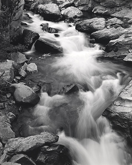 Appraisal: TICE GEORGE - Roaring Fork River Colorado Silver print x