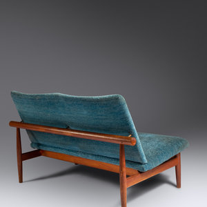 Appraisal: Finn Juhl Danish - Japan SetteeFrance S n Denmark upholstery