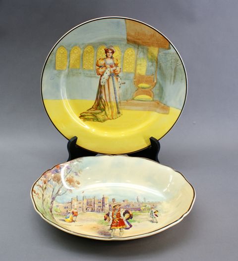 Appraisal: A Royal Doulton series ware plate from the Shakespeare range