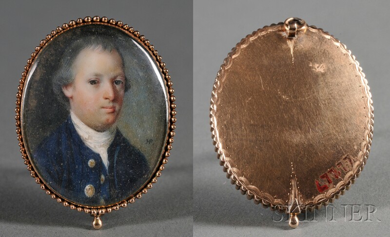 Appraisal: Henry Pelham After John Singleton Copley American - Portrait Miniature